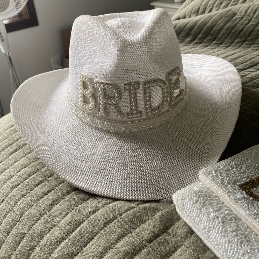 Bride hat and Bride purse